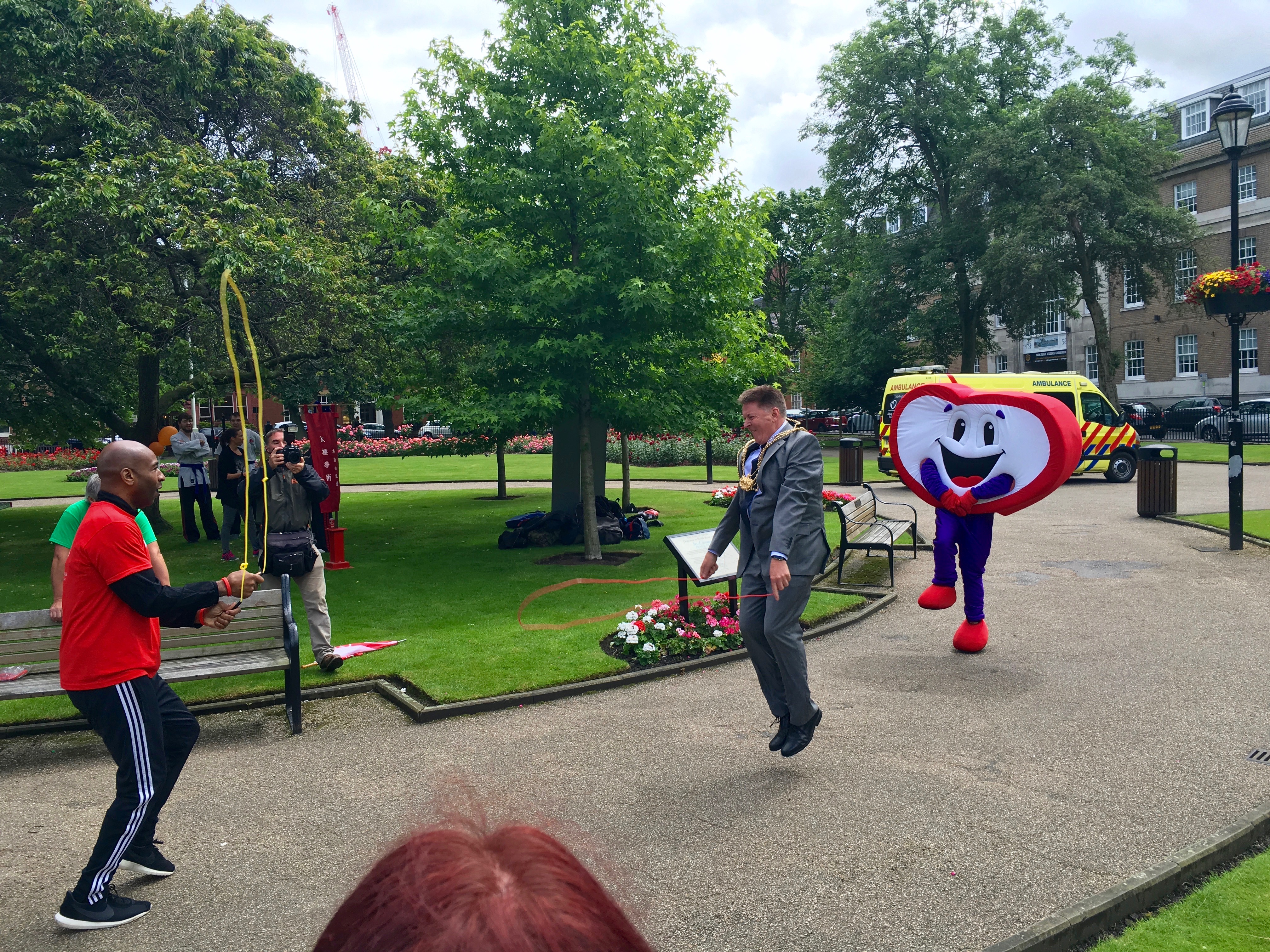 Lord Mayor Leeds Reclaim Lunch Hour